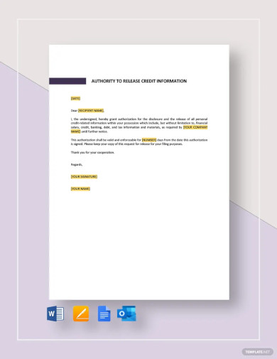 10+ Release Letter Templates in Google Docs | Word | Outlook | Apple ...