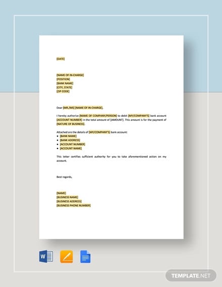 17+ Authorization Letter Templates in Google Docs | Pages ...