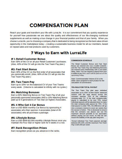 basic-compensation-plan-template