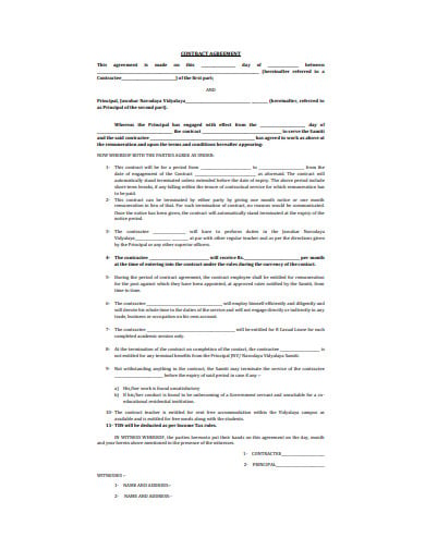 basic contract agreement template