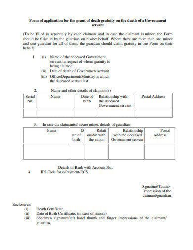 basic grant form application