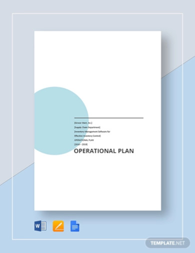 basic operational plan template