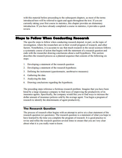 research analysis template