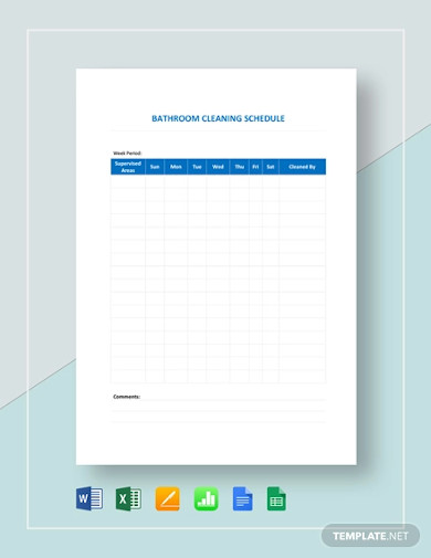 bathroom-cleaning-schedule-template
