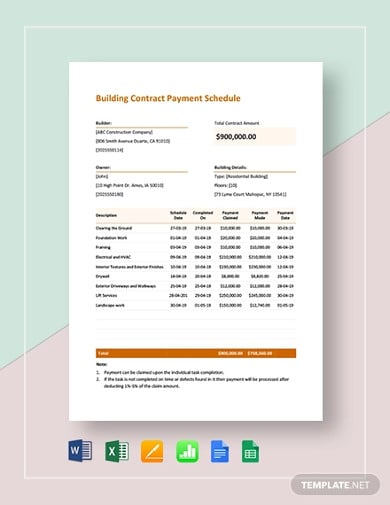 building-contract-payment-schedule-template1