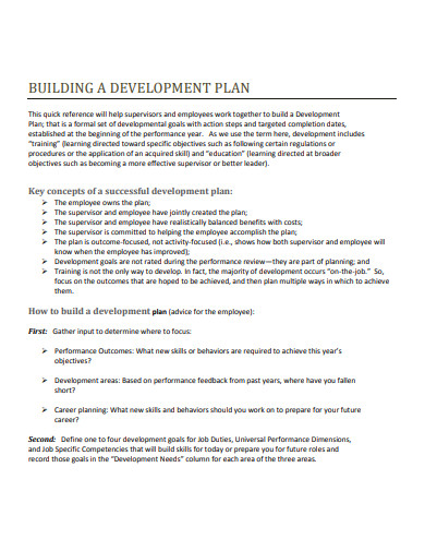 21+ Development Plan Templates - Google Docs, Word, Pages, PDF