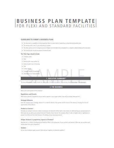 business plan example