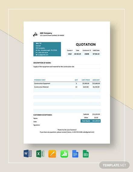 Business Quotation Format Template1 ?width=480