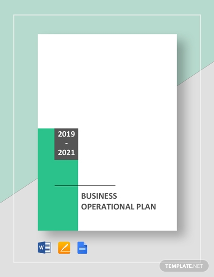 10+ Operational Plan Templates - Google Docs, MS Word, Pages, Editable ...