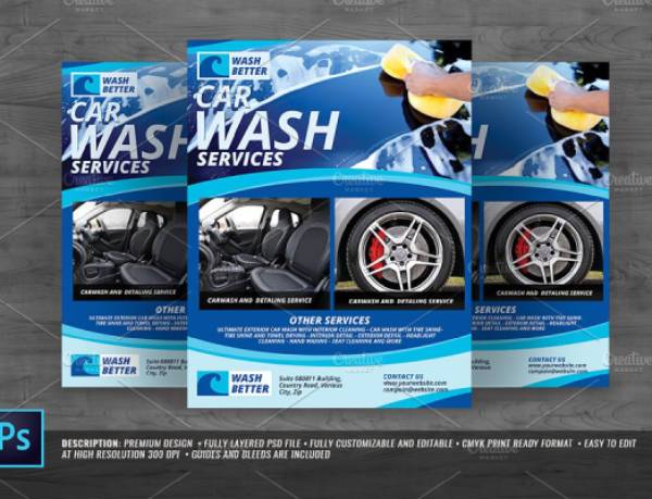 car wash flyer