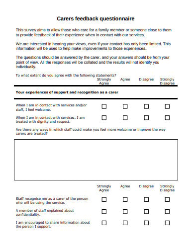 carers-feedback-qusetionnaire-template