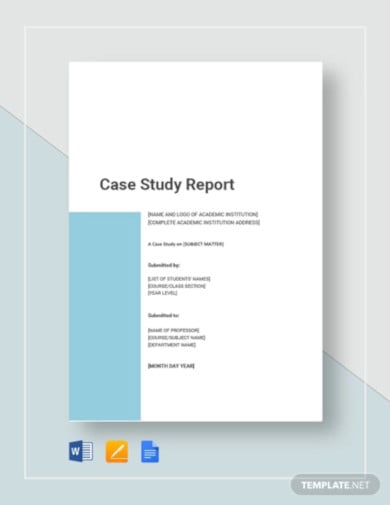 report and case study