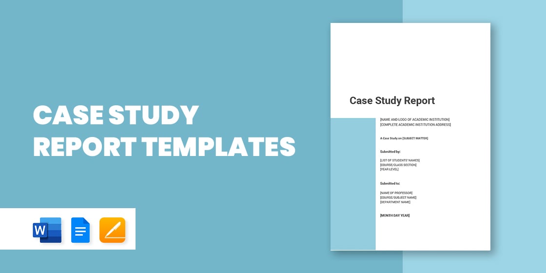 case study report templates