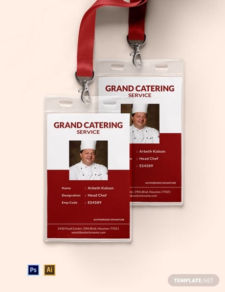 catering-service-identity-card