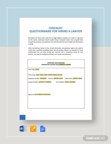 checklist-questionnaire-for-hiring-a-lawyer-template