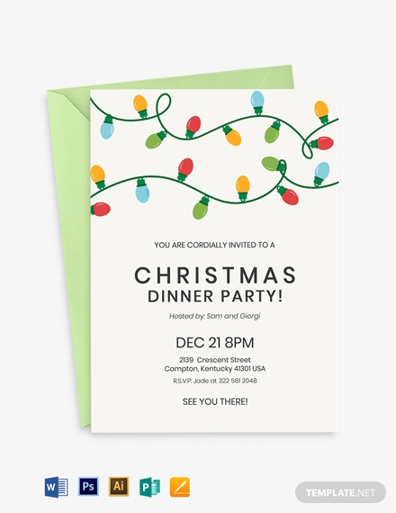 37+ Christmas Party Invitation Templates - PSD, Vector AI, EPS