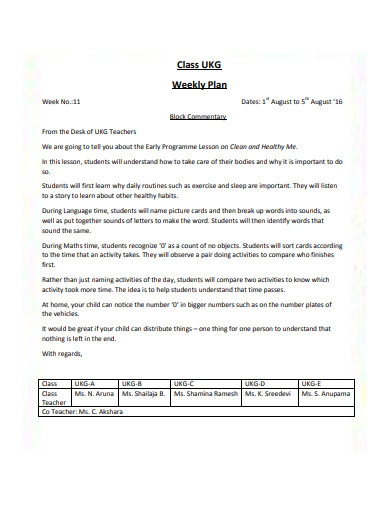 class-weekly-plan-template