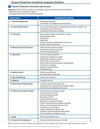 cleaner-production-investment-proposal-checklist-template