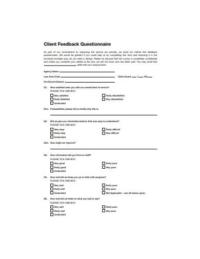 client-feedback-questionnaire-template