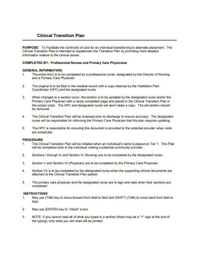 clinical-transition-plan-in-pdf