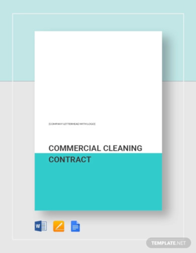 commercial cleaning contract template