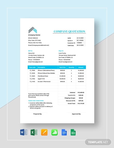 company-quotation-format-template