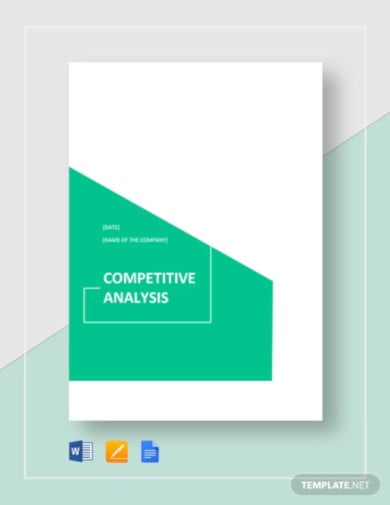 competitive analysis template