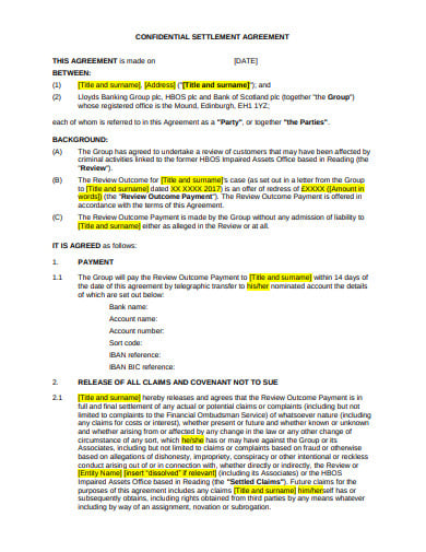 confidential-settlement-agreement-template