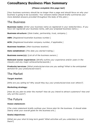 consultant-business-plan-template-in-doc