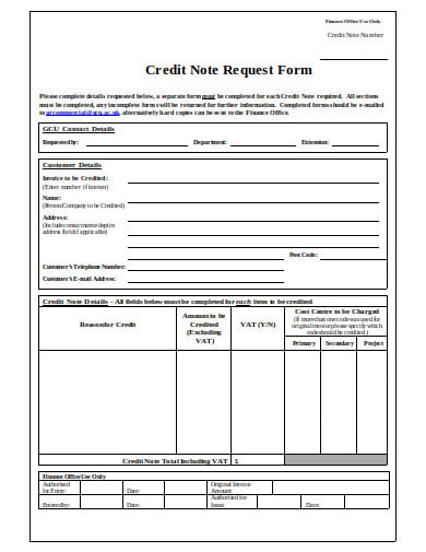 credit-note-request-form