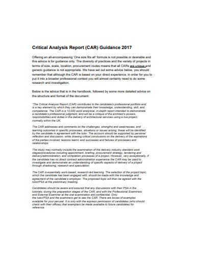 critical-analysis-report