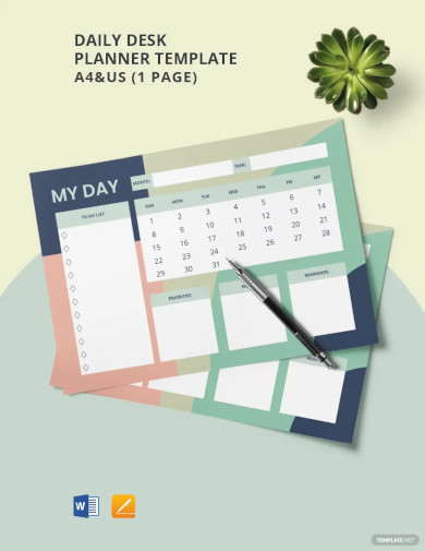 33+ Daily Planner Templates in Google Docs | Google Sheets | XLS | Word ...