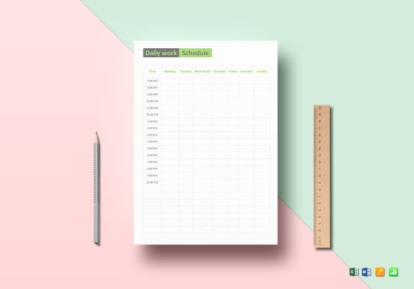 daily-work-schedule-template