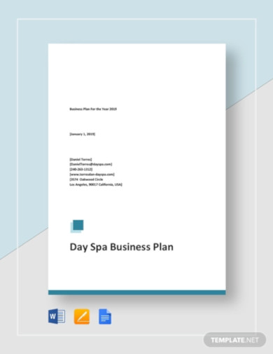 day-spa-business-plan-template
