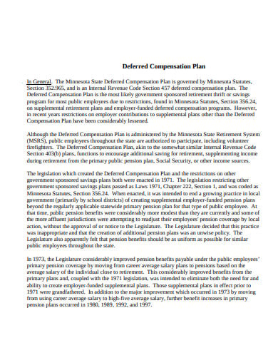 deferred-compensation-plan-template