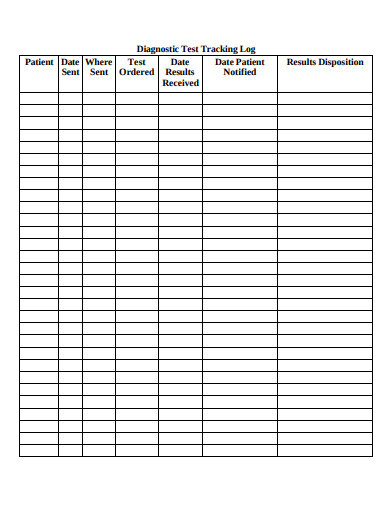 FREE 19+ Tracking Log Templates in PDF | MS Word | Google Docs | Pages