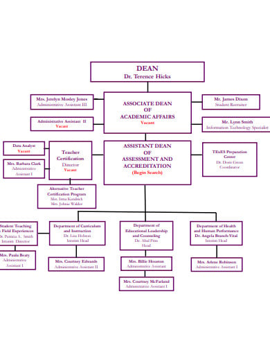 education organisation chart