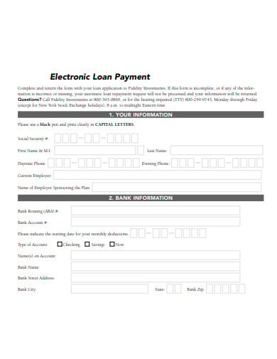 electronic-loan-payment-schedule