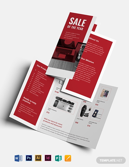 electronic-sales-brochure-template