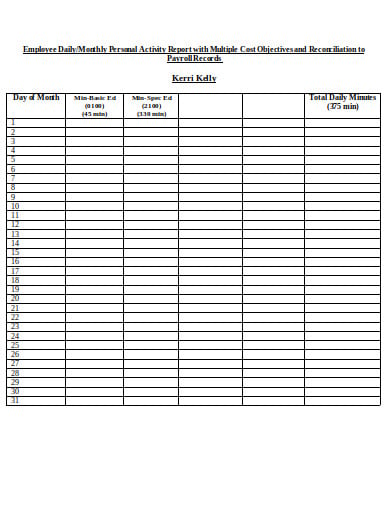 employee-management-daily-report-template