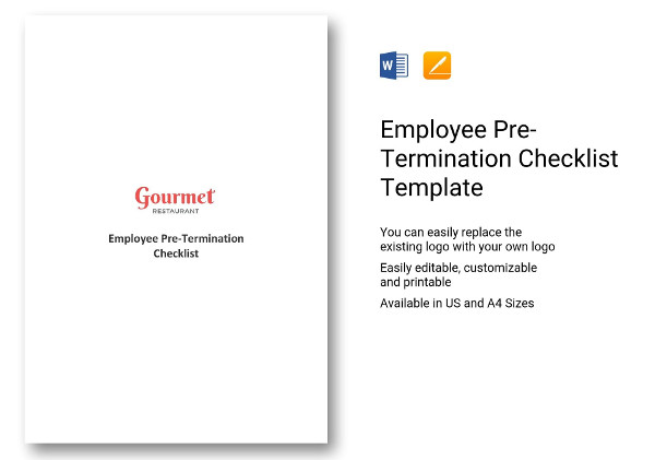 employee-pre-termination-checklist-template