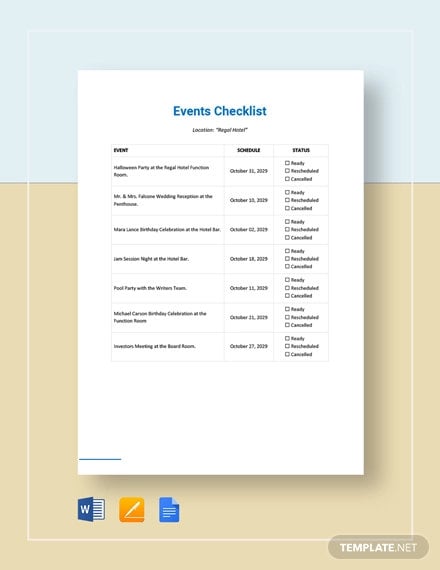 event-checklist-template