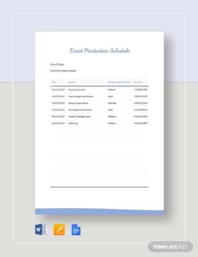 event-production-schedule-template