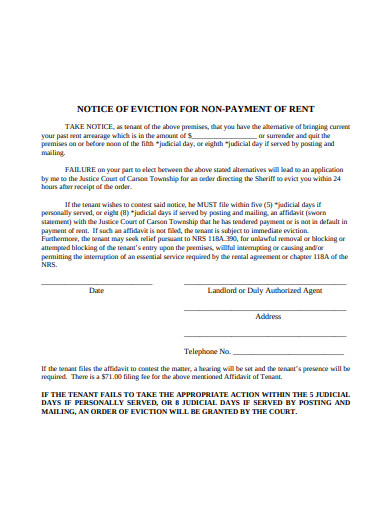 9 eviction notice templates in google docs word pages pdf free