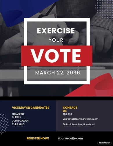 exercise-your-vote-political-flyer-template