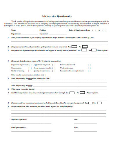 exit-interview-questionnaire-template