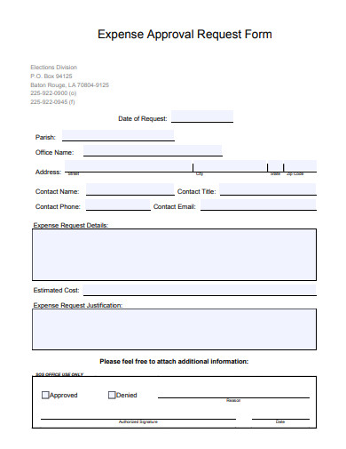 22+ Expense Form Templates in Google Docs | Word | Pages | XLS | PDF ...