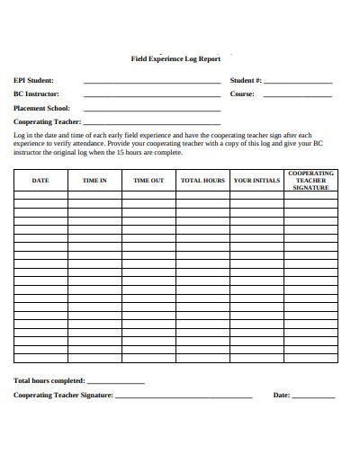 13+ Log Report Templates in Pages | Word | PDF