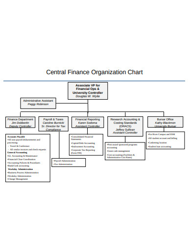 7+ Finance Organizational Chart Templates in Google Docs | Word | Pages ...