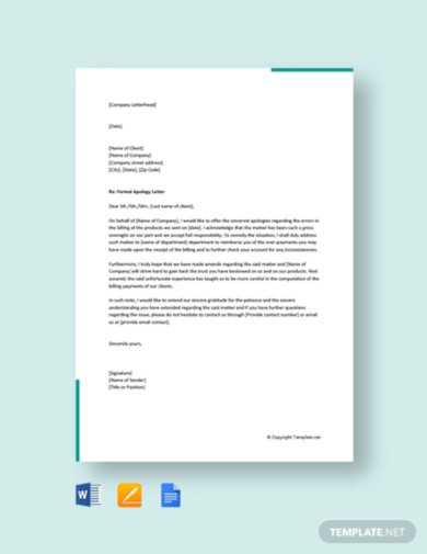 14+ Formal Letter Templates in Google Docs | Word | Pages | PDF